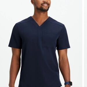 Helix 1-Pocket Scrub Top